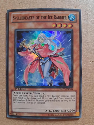 Spellbreaker of the Ice Barrier κάρτα Yu-Gi-Oh! σαν καινούργιο