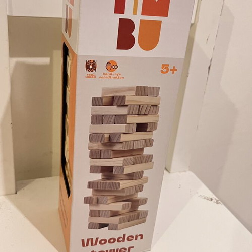 Wooden Tower 51 Pieces New