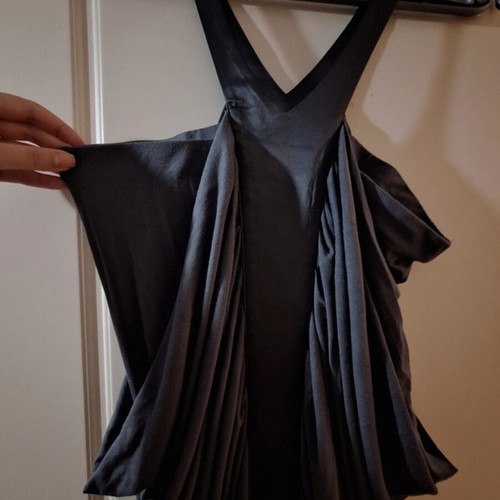 Lipsy London Mini Dress new, grey, medium, ruched design