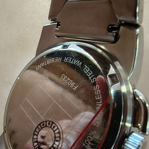 Tommy Hilfiger F90233 wristwatch new, silver, men's