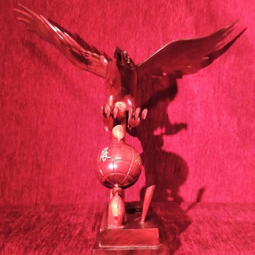 Handmade eagle from luxury wood like new
