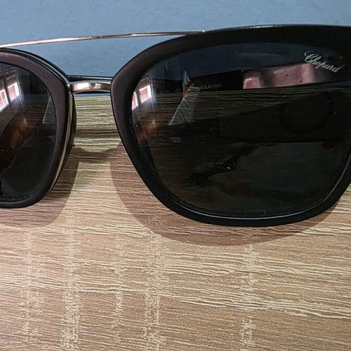 Chopard SCHA04 sunglasses used, black luxury eyewear