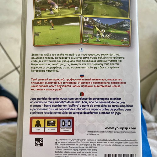 Everybody's Golf PSP game like new with case and manual