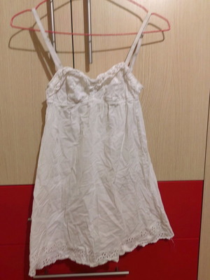 Babydoll Oysho άσπρο σαν καινούργιο, για S και M