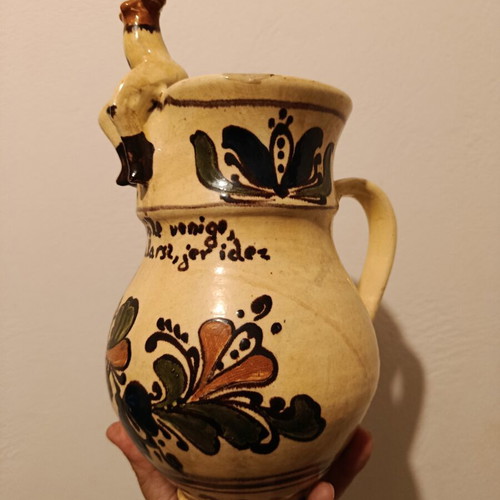 Korod Ceramic Pitcher from Romania like new