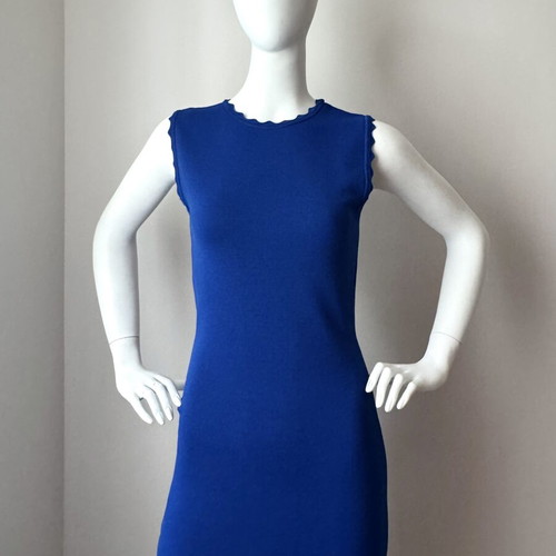 Zara Blue Alaia Style Dress Medium New