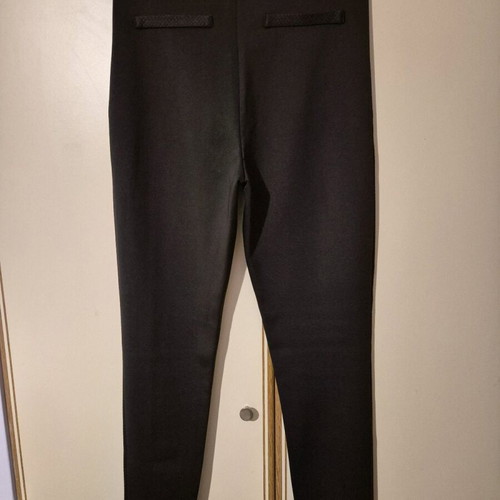 Elastic pants like new, black with side design size L