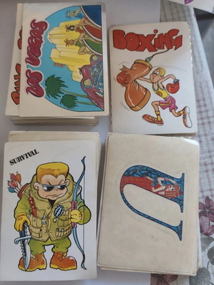 Panini παλιές κάρτες σαν καινούργιο, πακέτο 70 κομματιών