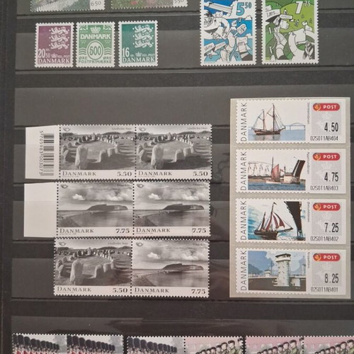 Various Danish stamps new MNH