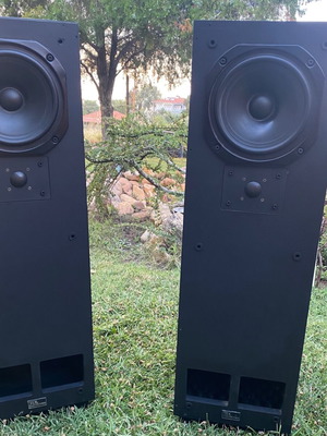 Tdl floor-standing speakers used with original units and deep bass