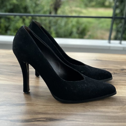 Anastazi Bournazos leather vintage pumps, size 37.5, black