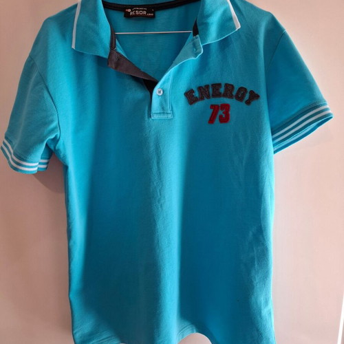 Polo shirt turquoise size M-L like new
