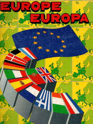 Panini Europe Sticker Album new, collectible political edition 1986