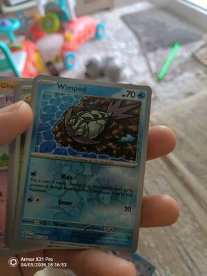 Pokemon Wimpod (PAR 047) like new, Paradox Rift Holo