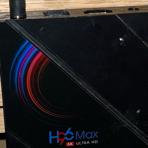 H96 Max 6K Ultra HD Smart TV Box like new with HDMI and remote