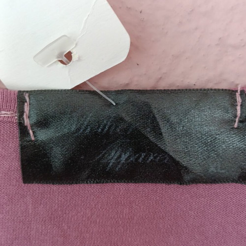 Authentic Apparel dress mauve pink with shirring