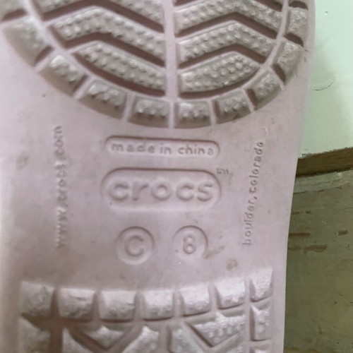 Crocs κοριτσίστικα μεταχειρισμένα, νούμερο 24-25, ροζ πέδιλα