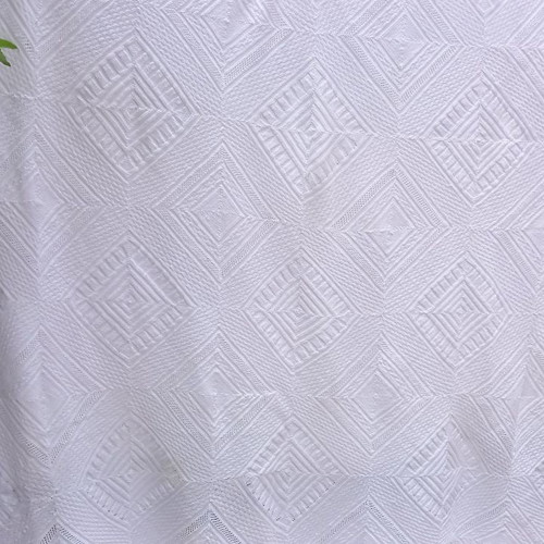 Hand-Knitted Blanket used with very fine needles