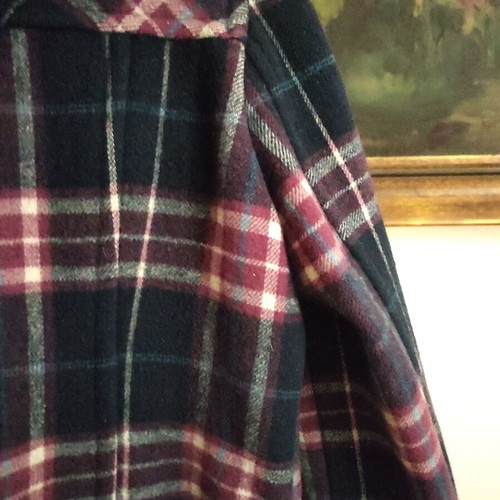 Wool plaid vintage blazer Etam weekend used, size S