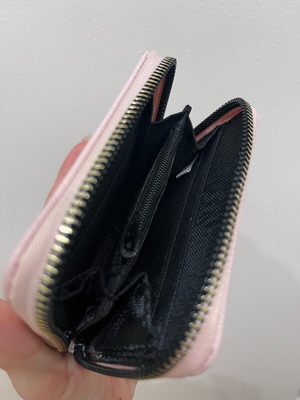 Zara small wallet pink multicolor new, easy for small bags