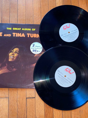 Tina Turner Γαλλικός σπάνιος διπλός δίσκος βινύλιο 2 LP μεταχειρισμένος R&B / Soul