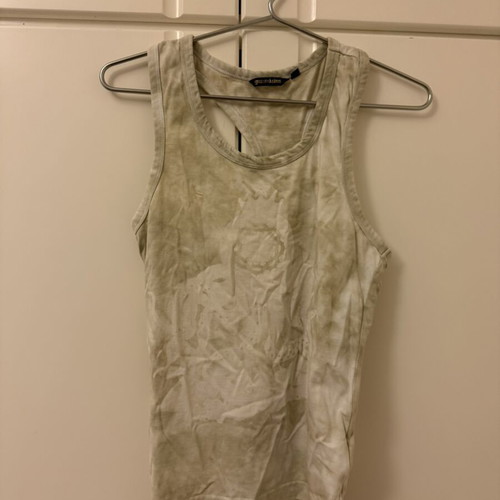 Zara beige sleeveless tops used, set of 2, medium size