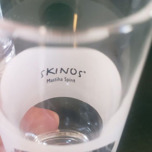 Skinos shot glasses new, set of 2