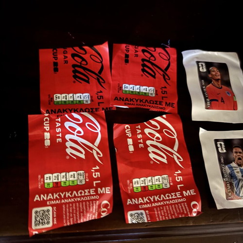 Coca-Cola x Panini FIFA World Cup 2026 promotional stickers set of 8 new