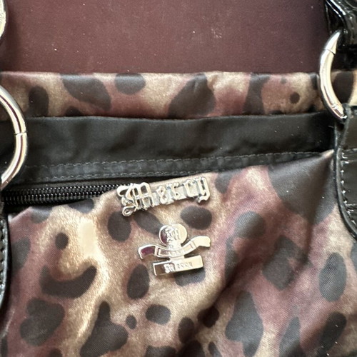 Leopard print handbag