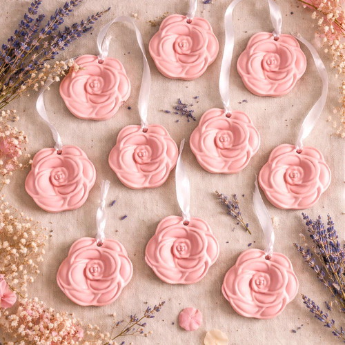 Porcelain scented hanging flowers new for closet or drawers