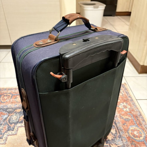 Vintage Coopers & Lybrand Suitcase used, approx. 50x35x20cm