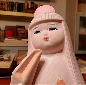 Μεγάλη matte πορσελάνινη, Hakata κούκλα Ιαπωνίας