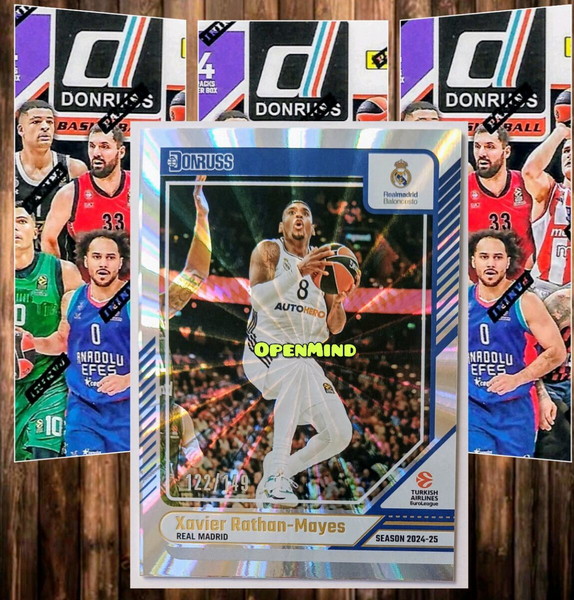 RATHAN-MAYES - HOLO LAZER /149 - REAL MADRID - DONRUSS EUROLEAGUE 2024-25