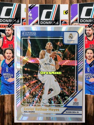 Κάρτα Rathan-Mayes Holo Lazer αριθμημένη /149 Real Madrid Donruss Euroleague 2024-25 καινούργιο