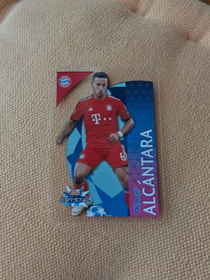 Thiago Alcantara Bayern Munich 2018-19 Topps Crystal UCL No. 23 μεταχειρισμένο