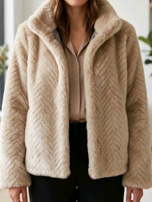 Bsb γούνα μέγεθος 40 σαν καινούργια, μπεζ