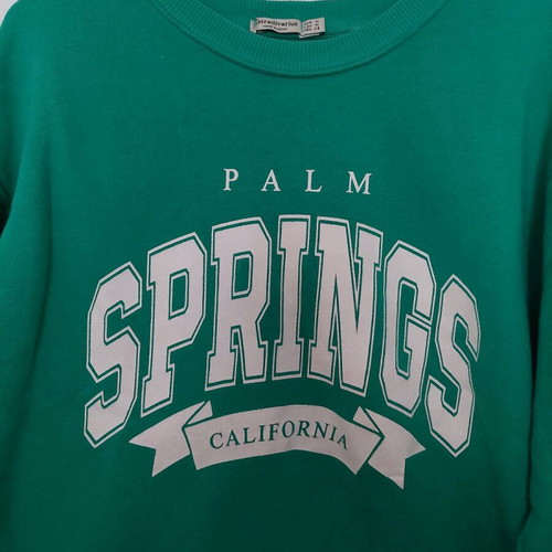 Stradivarius sweatshirt green Medium like new