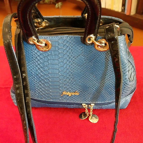 Fragola Women's Handbag Blue Like New
