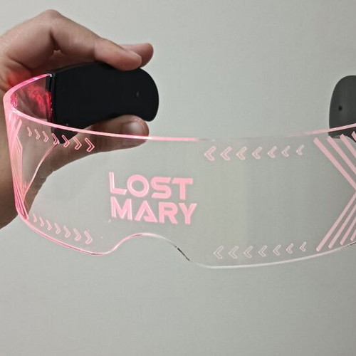 Lost Mary RGB glasses new with lighting on each arm