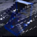  SWAROVSKI , ΑΣΗΜΕΝΙΟ ΣΕΤ ΛΑΙΜΟΥ & ΣΚΟΥΛΑΡΙΚΙΑ  .@1