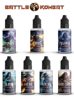 Battle Kombat 30ml e-cigarette flavor new, 5 drink and fruit tastes