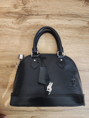Louis Vuitton Alma BB crossbody bag in black Epi leather, brand-new