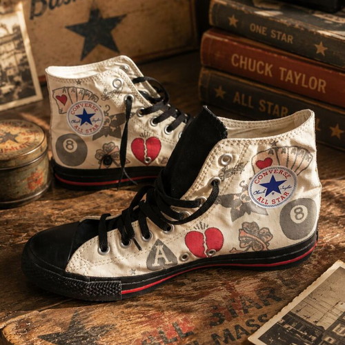 Converse Chuck Taylor All Star Sailor Jerry Death or Glory sneakers like new, EU 44