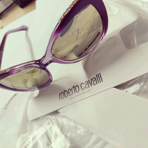 Roberto Cavalli rc888s 81c 54 17 135 sunglasses new, purple