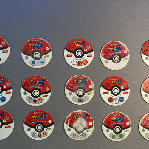 Pokémon Tazos collectible used set