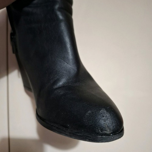 Women's leather ankle boots used size 39, black