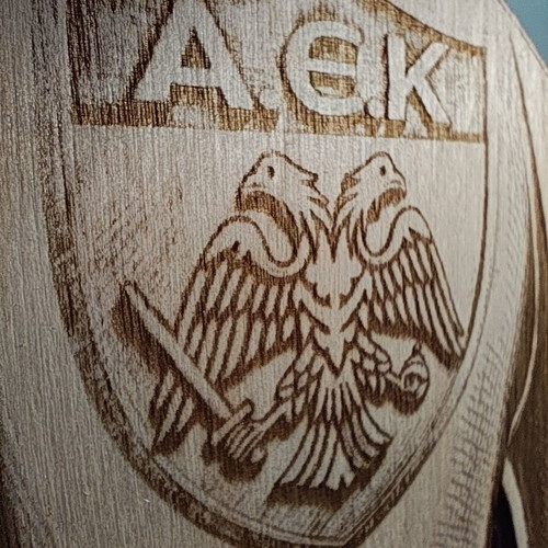 AEK wooden plaque Super League 2026 championship new