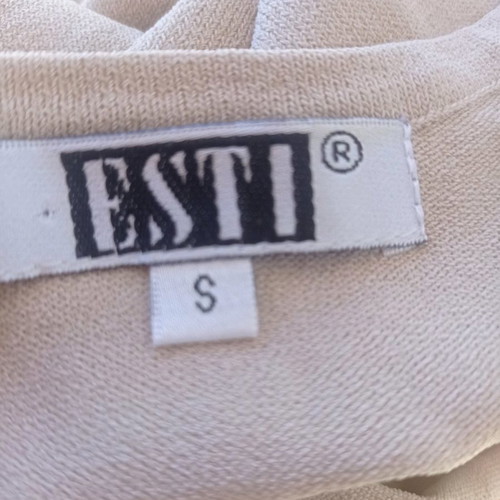 Esti beige top used with back opening, size S