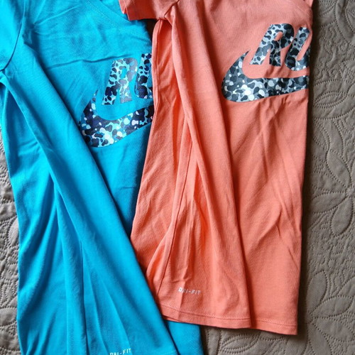 Nike athletic elastic short-sleeve dry-fit shirts pack of 2