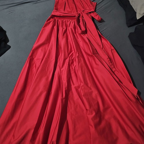 BSB women's maxi red dress, ancient Greek style
